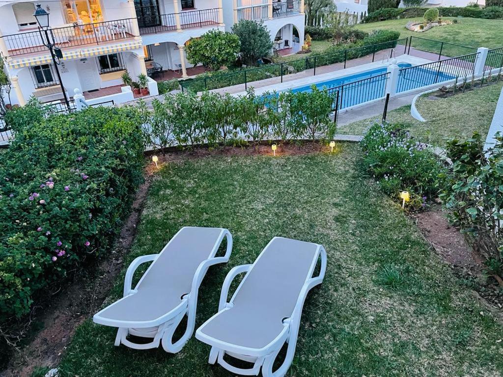 Apartmán Lux 2 Kmr App Stella Blanca Met Zwembaden Airco En Zeezicht Fuengirola Exteriér fotografie
